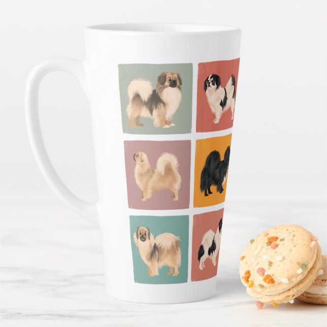 Tibetisch-Spaniel Latte-Tasse Milchtasse (Beispiel)