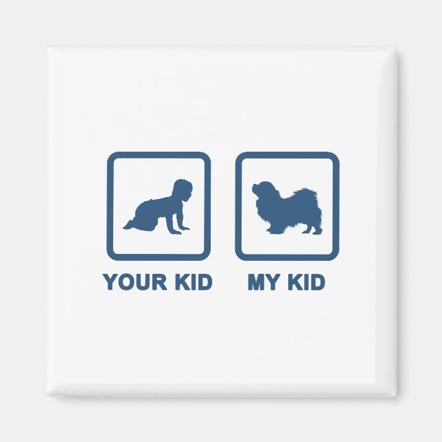 Tibetisch-Spaniel Magnet (Vorne)