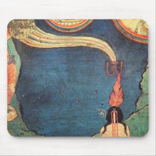 tibetische buddhistische Darstellung von Tummo Mousepad