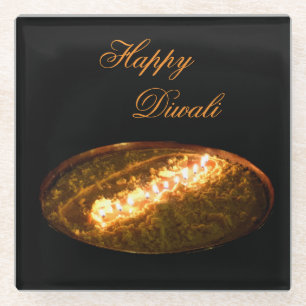 tibetische Butter Lamp Glasuntersetzer