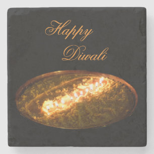 tibetische Butter Lamp Steinuntersetzer