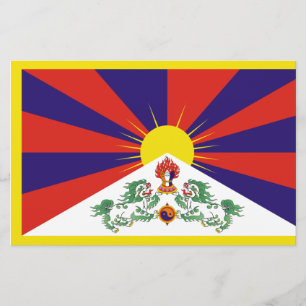 tibetische Flagge Briefpapier