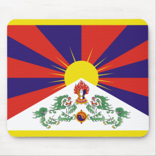 tibetische Flagge Mousepad