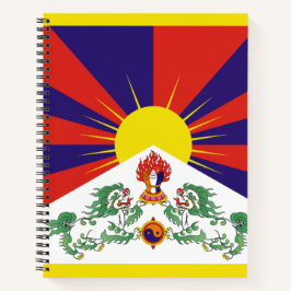 tibetische Flagge Notizbuch