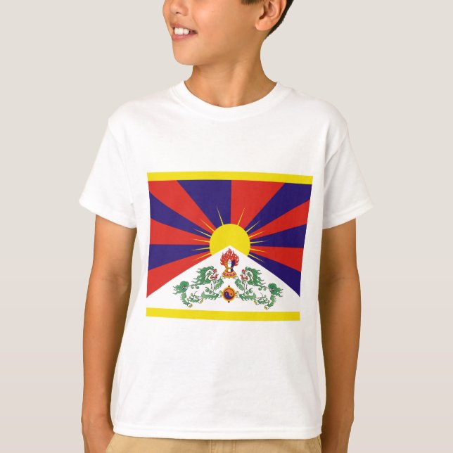 tibetische Flagge T-Shirt (Vorderseite)