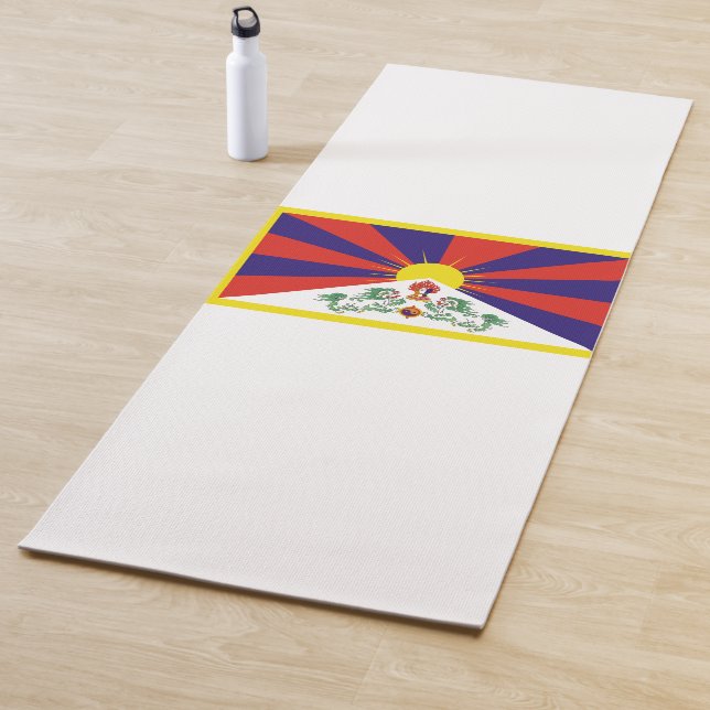 tibetische Flagge (Tibet) Yogamatte (Beispiel)