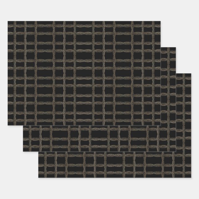 Tibetische Himalaya viele Augen beteten Gebetsbeki Geschenkpapier Set (Set)