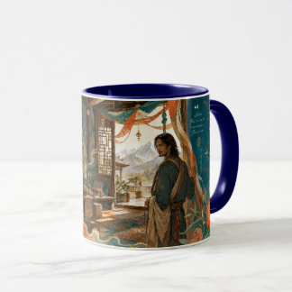 Tibetische Kleidung. Tasse
