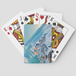 tibetische Landschaft im Himalaya-Gebirge Spielkarten