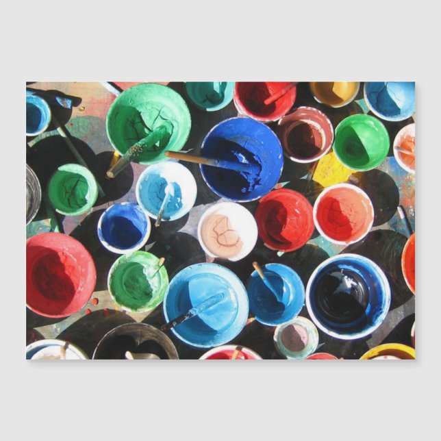 tibetische Malgeräte Magnetkarte (Vorderseite)