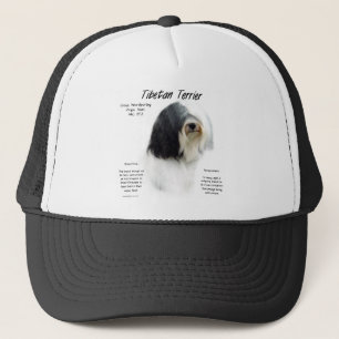 tibetische Terrier-Geschichte; ich Liebe tibetisch Truckerkappe