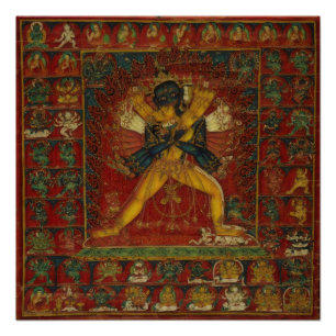 Tibetischer Buddhismus  Gottheit Kalachakra  Poster