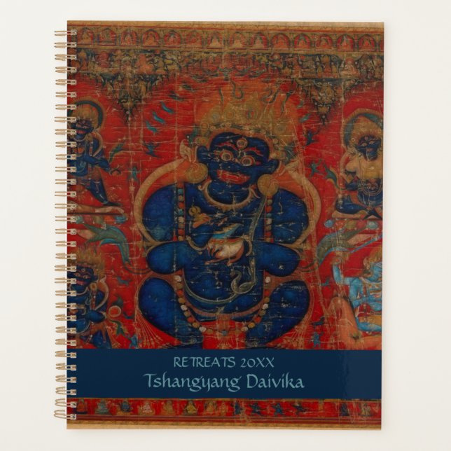 Tibetischer Buddhismus Mahakala Planer (Vorderseite)