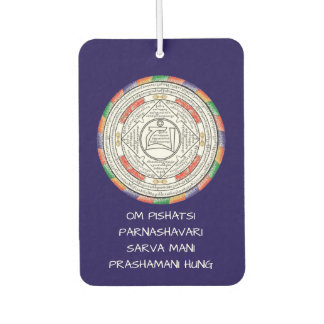 Tibetischer Buddhismus Parnashavari-Schutzamulett Autolufterfrischer