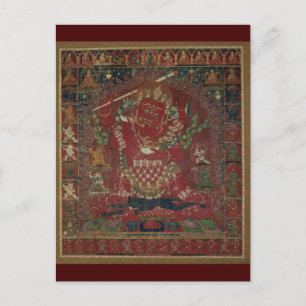 tibetischer Buddhist Rakta Yamari Deity Postkarte