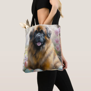 Tibetischer Mastiff-Hund mit Ostereiern Feiertag
