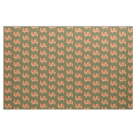 Tibetischer Spanisch (Rot) Fabric Stoff