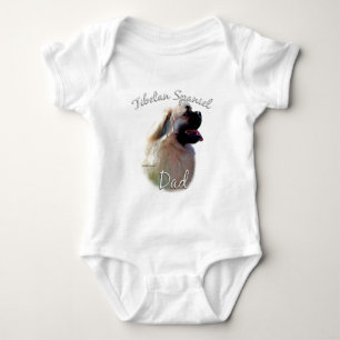 Tibetischer spanischer Vater 2 Baby Strampler