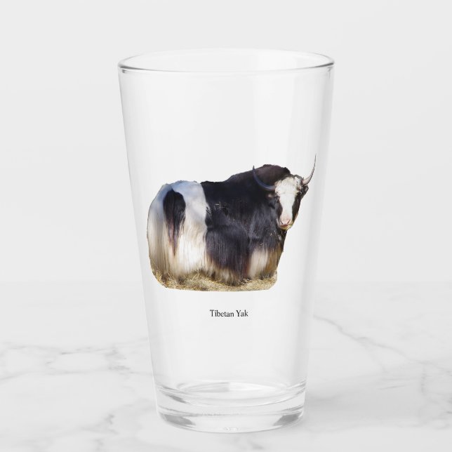 Tibetischer Yak Glas (Vorderseite)