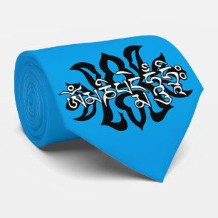 Tibetisches spirituelles Geschenk für IHN/Om Ma Ni Krawatte