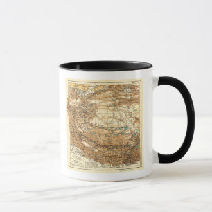 TibetPanoramakarte Tibet Tasse