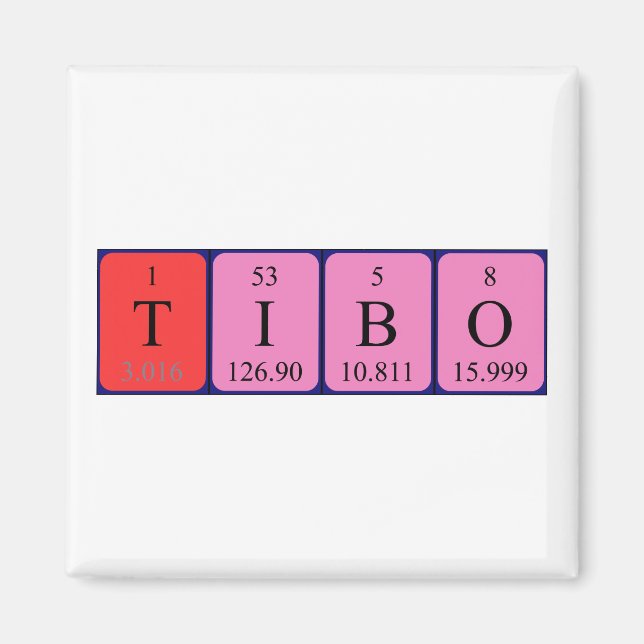 Tibo-Periodenmagnet Magnet (Vorne)