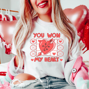 Tic-Tac-Toe Herz Valentine T-Shirt
