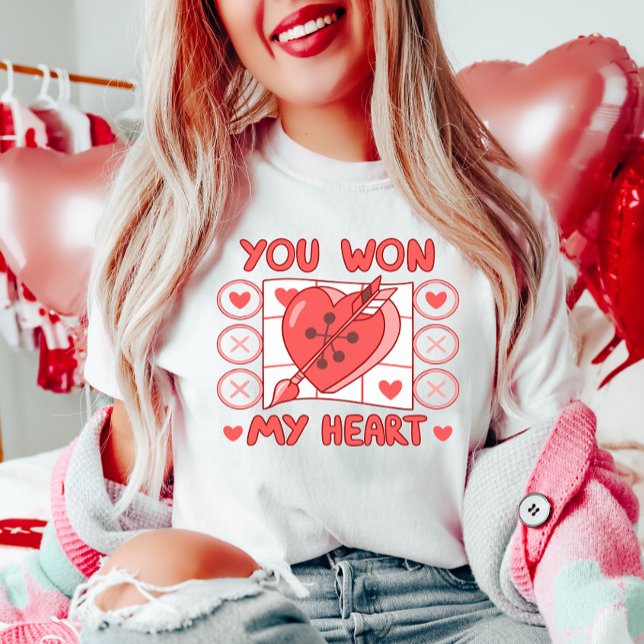 Tic-Tac-Toe Herz Valentine T-Shirt (Von Creator hochgeladen)