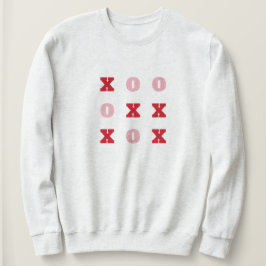 Tic-Tac-Toe Hugs und Kisses Valentines Sweatshirt