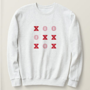 Tic-Tac-Toe Hugs und Kisses Valentines Sweatshirt