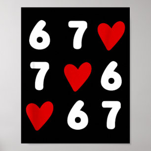 Tic Tac Toe Lustiges Valentinstag 67 Meme Six Seve Poster