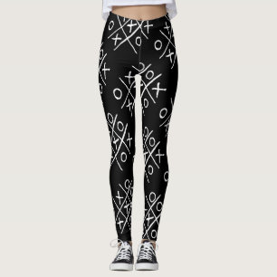 Tic-Tac-Toe Noughts and Crosses Leggings