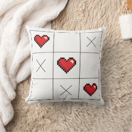 Tic-Tac-Toe of Love | Gamer Lover | Valentine's da Kissen