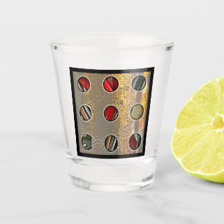 Tic Tac Toe Shot Glass Schnapsglas