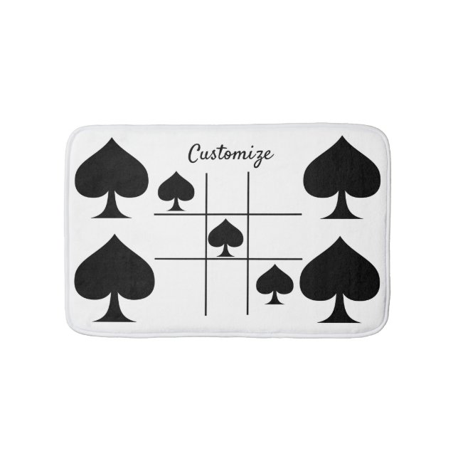 Tic Tac Toe Thunder_Cove Badematte (Vorderseite)