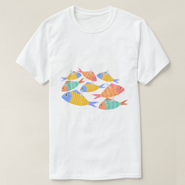 Tichert für Männer fich farbig  T-Shirt (Design vorne)