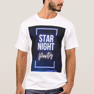 Tichert für Männer Nacht T-Shirt
