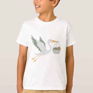 Tichert Kinder der Storch T-Shirt