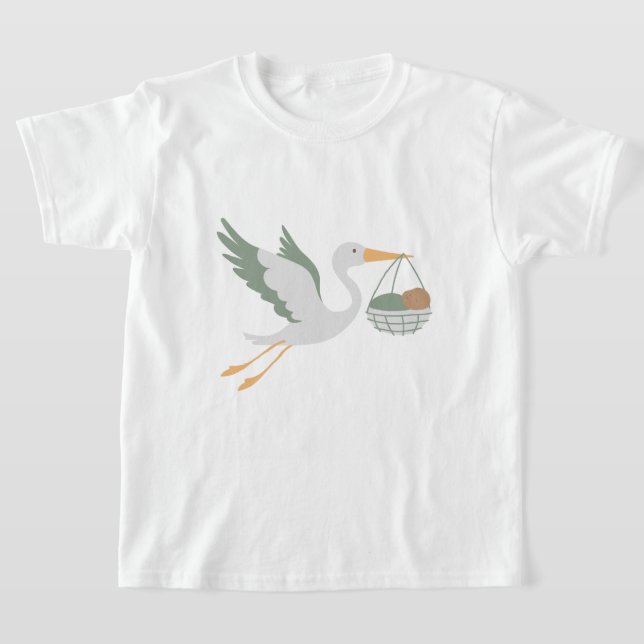 Tichert Kinder der Storch  T-Shirt (Ablage )