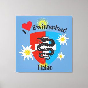 Ticino Schweiz Suisse Svizzera Svizra Leinwand
