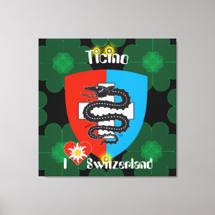 Ticino Schweiz Suisse Svizzera Svizra Leinwand