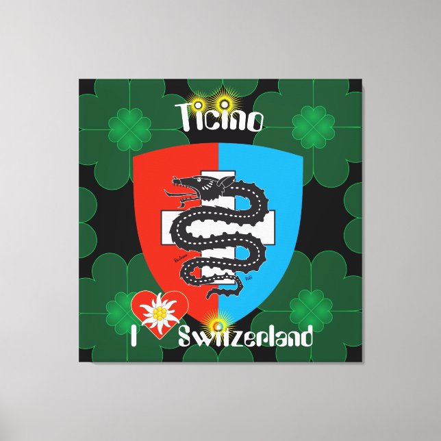 Ticino Schweiz Suisse Svizzera Svizra Leinwand (Vorderseite)