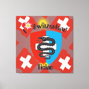 Ticino Schweiz Suisse Svizzera Svizra Leinwand