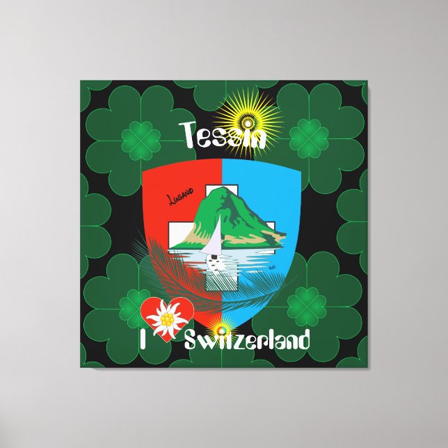 Ticino Schweiz Suisse Svizzera Svizra Leinwand (Vorderseite)