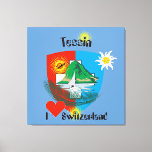 Ticino Schweiz Suisse Svizzera Svizra Leinwand