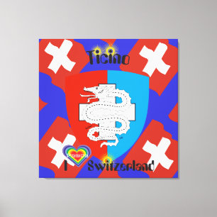 Ticino Schweiz Suisse Svizzera Svizra Leinwand