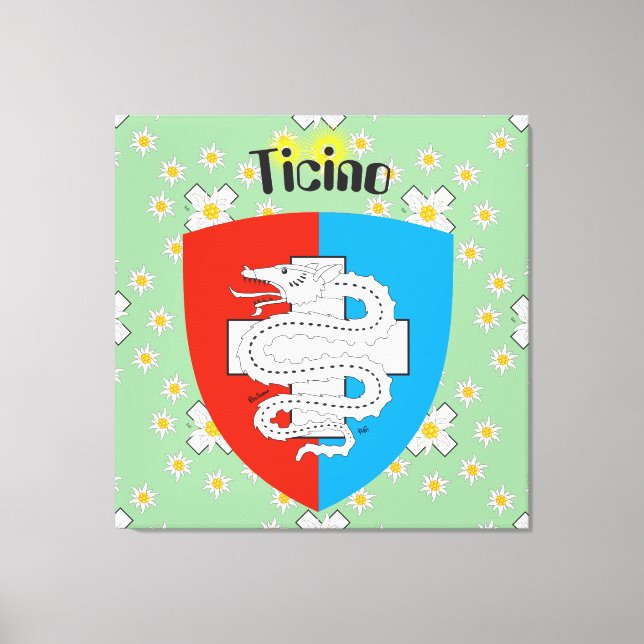 Ticino Schweiz Suisse Svizzera Svizra Leinwand (Vorderseite)