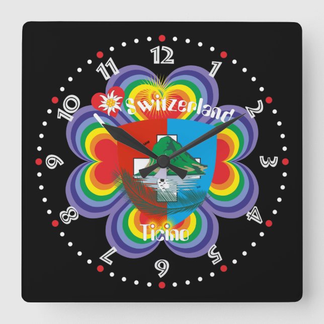 Ticino Schweiz Suisse Svizzera Svizra Uhr (Vorderseite)