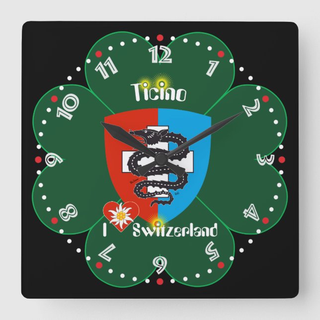 Ticino Schweiz Suisse Svizzera Svizra Uhr (Vorderseite)