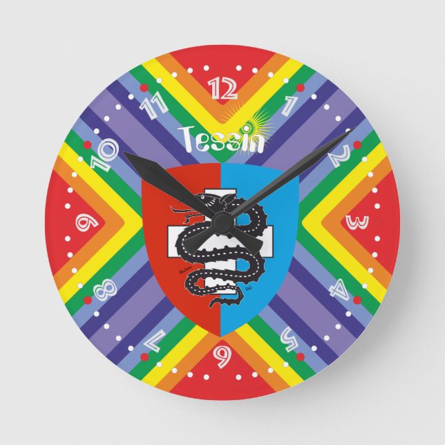 Ticino Schweiz Suisse Svizzera Svizra Uhr (Vorderseite)